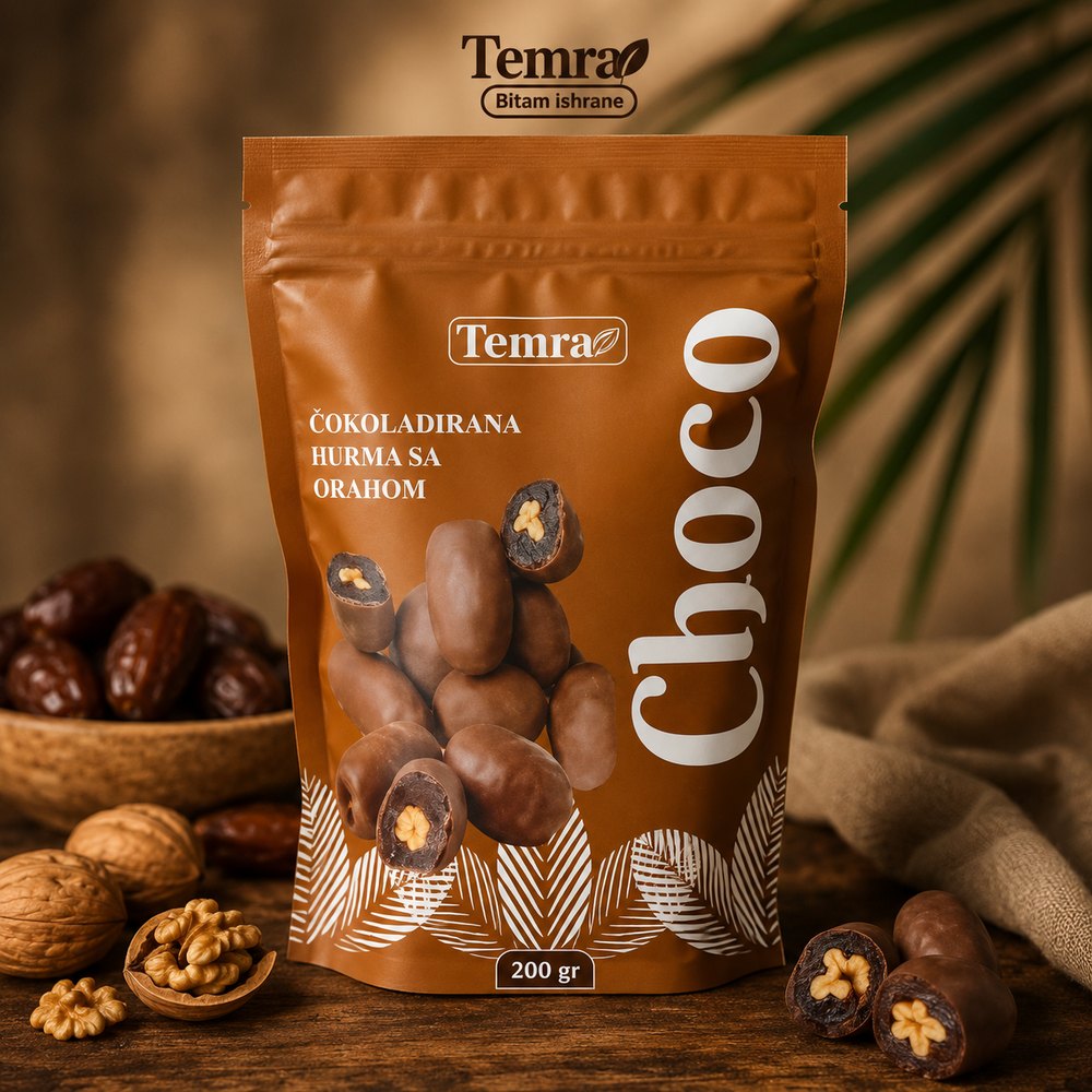 Temra Choco hurme sa orahom u čokoladi, kesica 200 gr