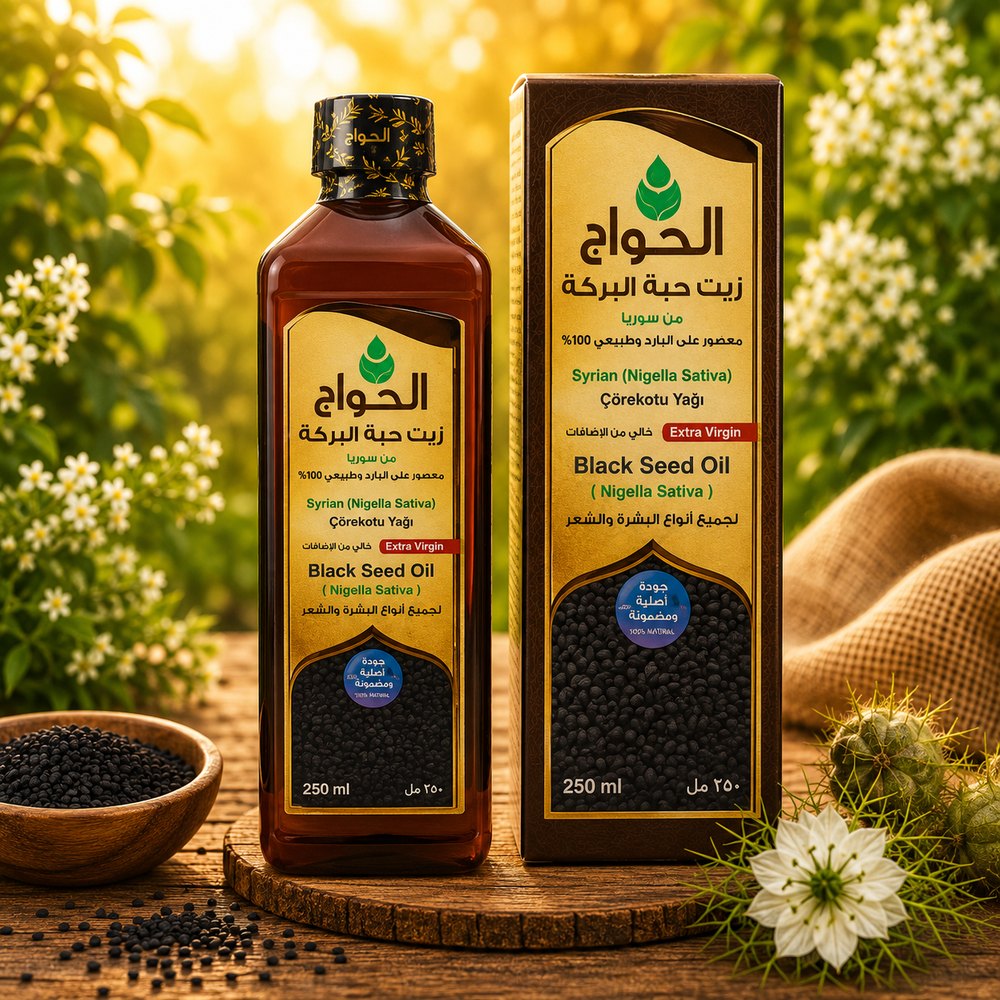 Sirijsko ulje crnog kima Nigella sativa El Hawag 250 ml